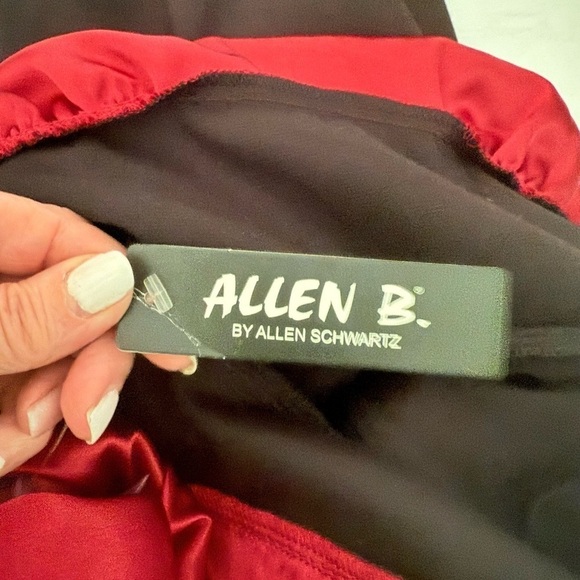 New with tags red and black sleeveless party dress - Picture 9 of 15